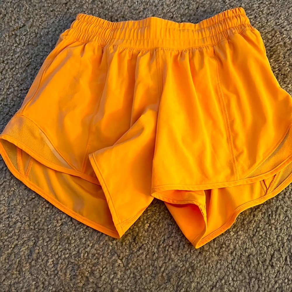 Orange hotty hot shorts size 2
